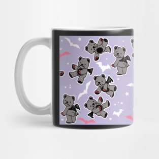 goth bears on purple Mug